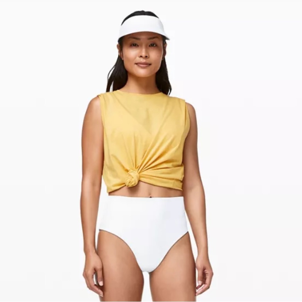 Lululemon Athletica White Bikini Bottom